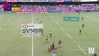Rivals BATTLE in the semis | New Zealand v Australia | HONG KONG HSBC SVNS | Full Match Replay
