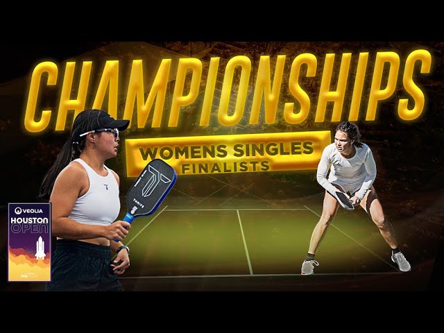 Samantha Parker vs Lea Jansen at the Veolia Houston Open Presented by Just Courts