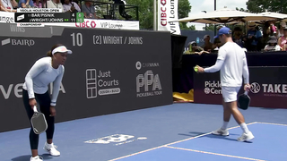 Pisnik/Bar vs Wright/Johns at the Veolia Houston Open Presented by Just Courts