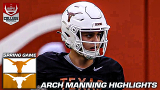 Arch Manning throws for 355 YDS & 3 TD in Texas Longhorns Spring Game ???? | ESPN College Football