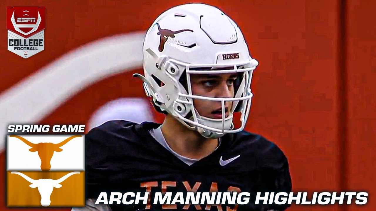 Arch Manning throws for 355 YDS & 3 TD in Texas Longhorns Spring Game ???? | ESPN College Football