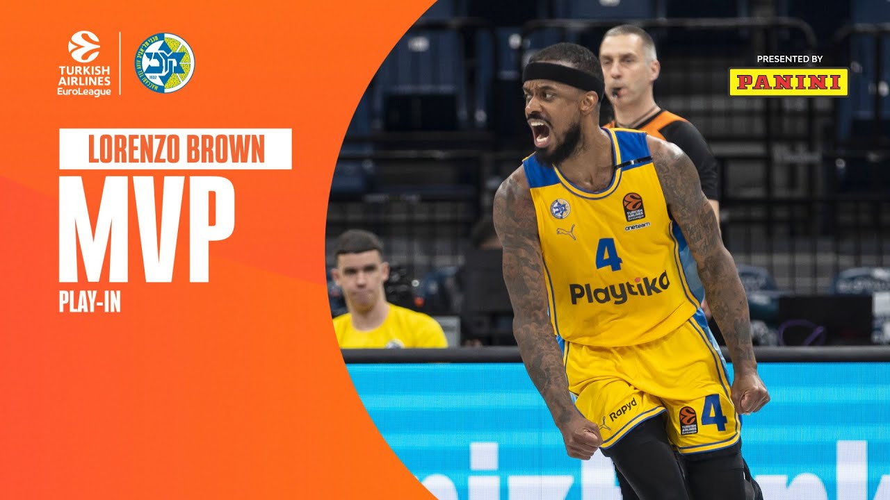 MVP Play-In | Lorenzo BROWN's 3-point gave Maccabi easy win | 2023-24 Turkish Airlines EuroLeague