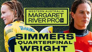 Caitlin Simmers vs Tyler Wright | Western Australia Margaret River Pro 2024 - Quarterfinals
