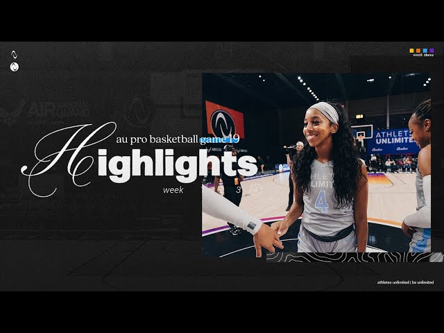 AU Pro Basketball Season 3: Game 19 Highlights – Unmatched Skill on Display!