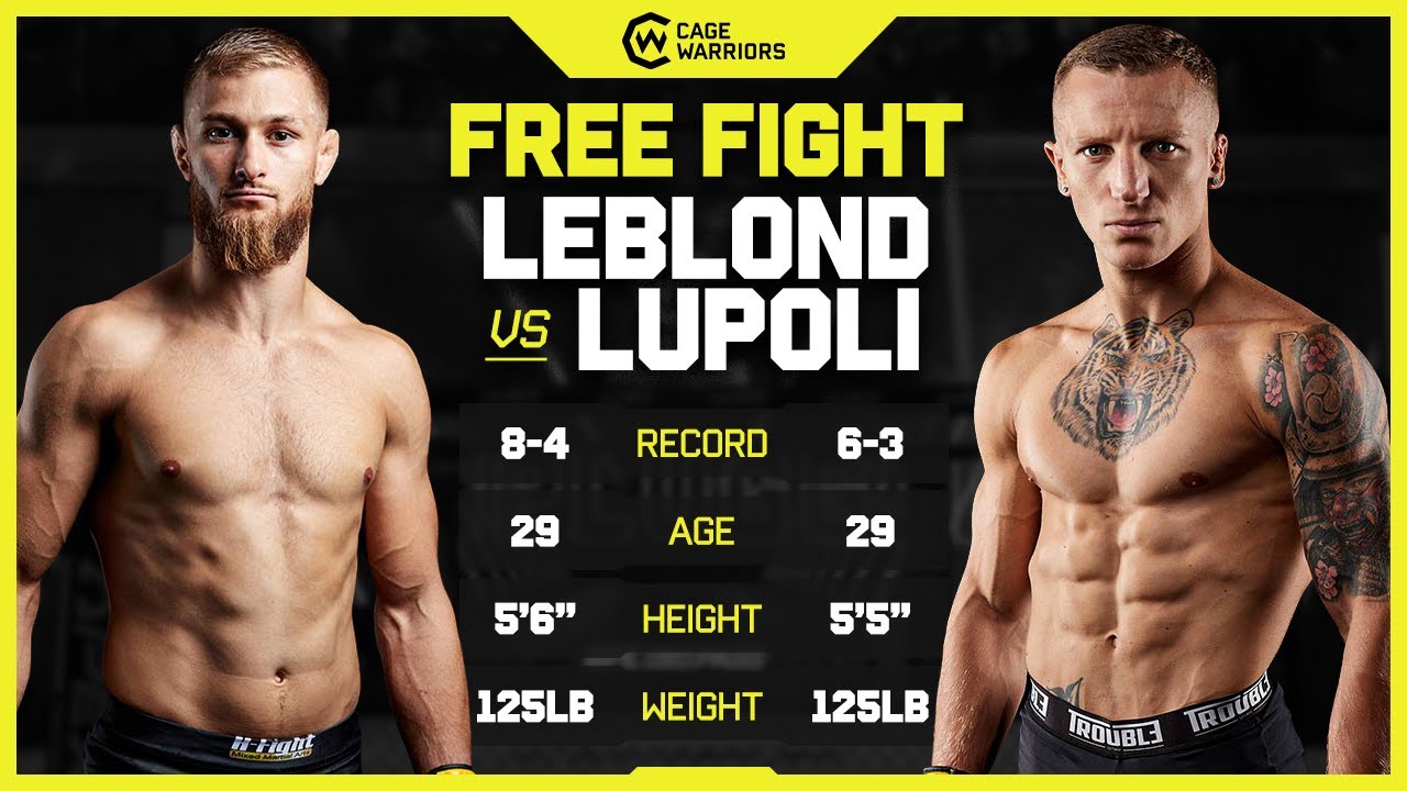 Nicolas Leblond Brings Knockout Power to CW171 Glasgow!