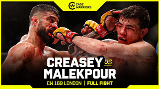 FIGHT OF THE NIGHT! | Tom Creasey vs. Amir Malekpour | FULL FIGHT | CW 169 London