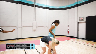 GRACE HUNTER GETS PHYSICAL WITH HANNAH WHITE!