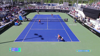 Dolehide/Townsend vs. Benoit/Zimmermann | 2024 Billie Jean King Cup Qualifiers