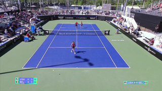 Dolehide/Townsend vs. Benoit/Zimmermann | 2024 Billie Jean King Cup Qualifiers