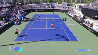 Dolehide/Townsend vs. Benoit/Zimmermann | 2024 Billie Jean King Cup Qualifiers