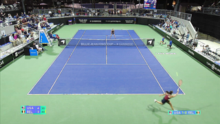 Emma Navarro vs. Hanne Vandewinkel | 2024 Billie Jean King Cup Qualifiers