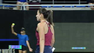 Emma Navarro vs. Hanne Vandewinkel | 2024 Billie Jean King Cup Qualifiers