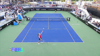 Jessica Pegula vs. Sofia Costoulas | 2024 Billie Jean King Cup Qualifiers