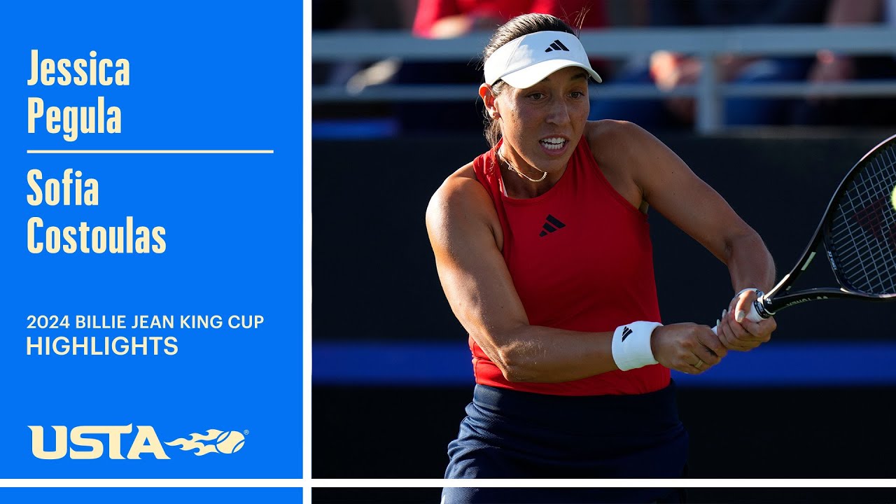 Jessica Pegula vs. Sofia Costoulas | 2024 Billie Jean King Cup Qualifiers