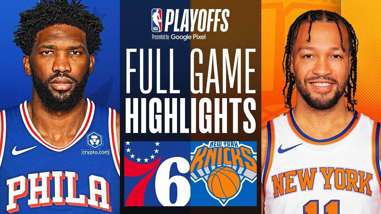 #7 76ERS at #2 KNICKS | FULL GAME 2 HIGHLIGHTS | April 22, 2024