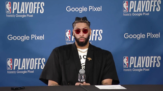 Anthony Davis talks Game 2 Loss vs Nuggets, Postgame Interview