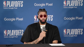 Anthony Davis talks Game 2 Loss vs Nuggets, Postgame Interview