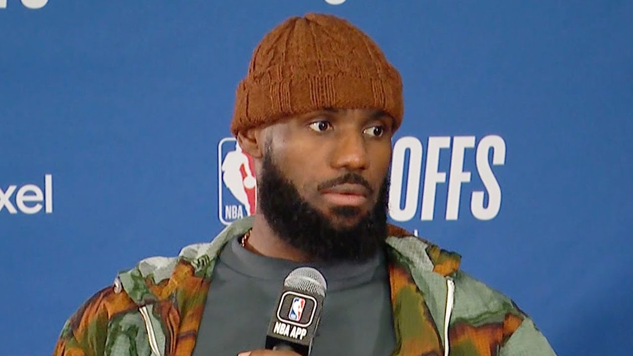 LeBron James Reacts to Lakers Going Down 0-2 vs. Nuggets | 2024 NBA Playoffs