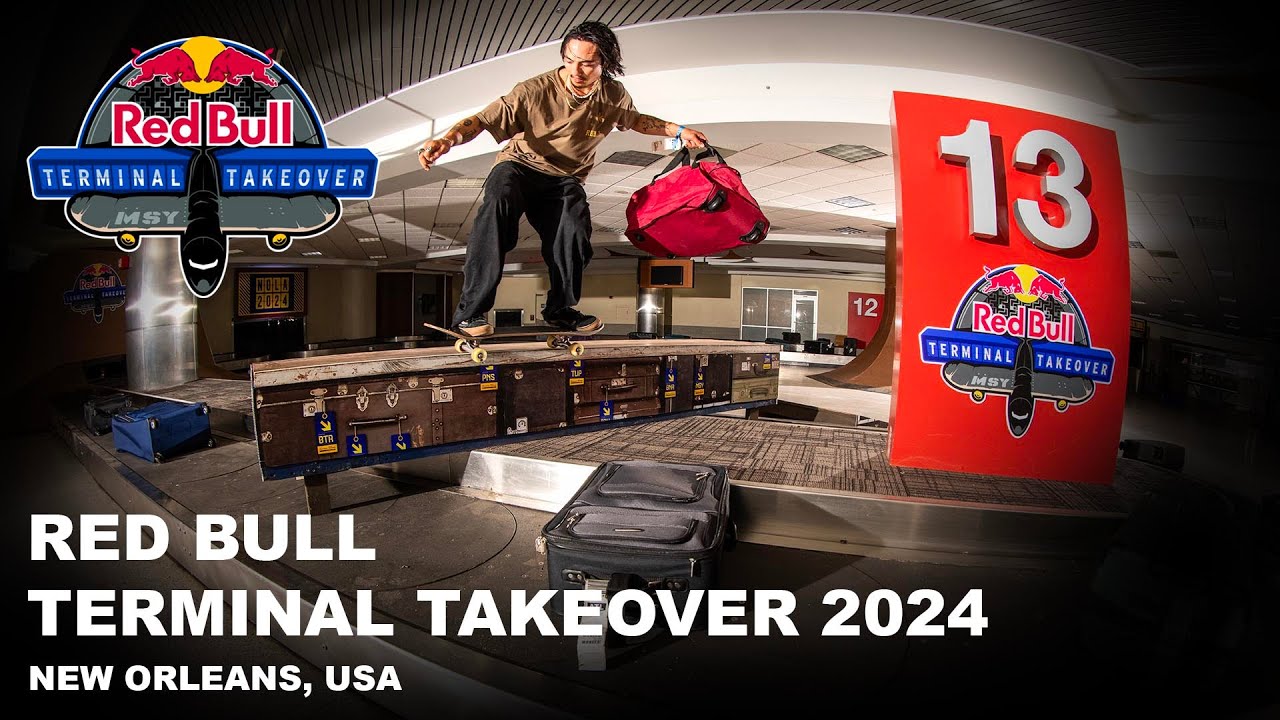 Red Bull Terminal Takeover 2024 - Skating an abandoned airport