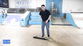 Landing his FIRST Kickflip after 26 years!?