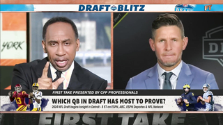 Stephen A. debates J.J. McCarthy has MORE TO PROVE than Caleb Williams ???? | First Take