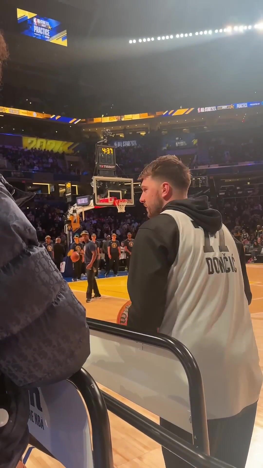 Luka Crazy Trick Shot at NBA All Star Game