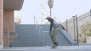 My War -Zion Wright Conquers Skateboarding's Iconic Grounds with Ludicrous Gnarly Trick