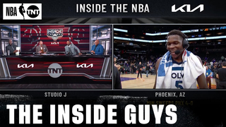 Anthony Edwards Joins Inside the NBA after Timberwolves Sweep Kevin Durant & The Suns | NBA on TNT