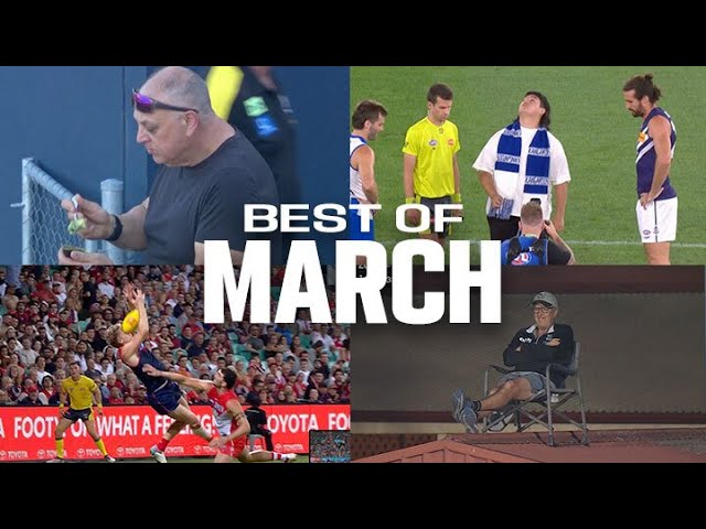 WEIRD and WHACKY AFL moments (March, 2024)