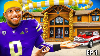 Michael Penix Jr. Stars In Own REALITY SHOW! Gets $3 MIL MANSION W/ Rome Odunze & Kool-Aid McKinstry