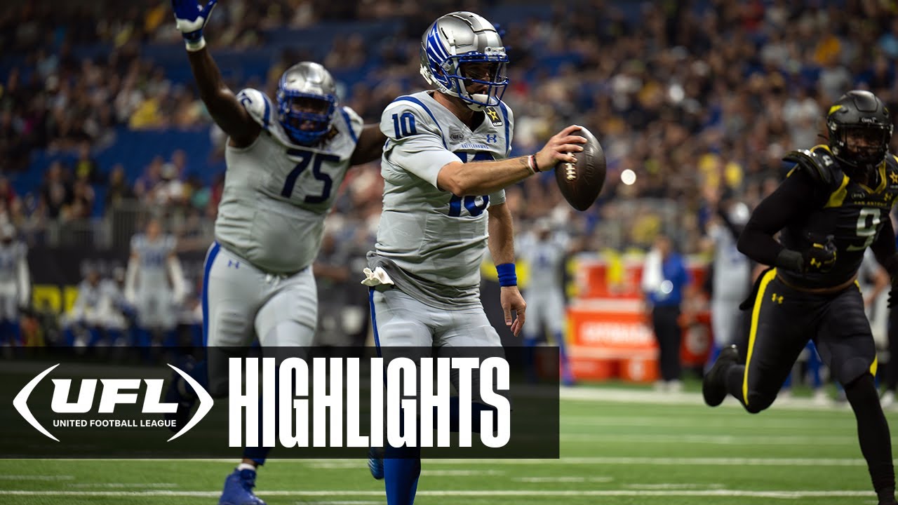 Battlehawks' QB AJ McCarron's best plays so far this season | United Football League