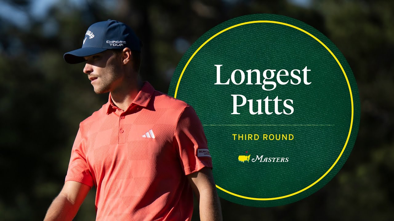 The Longest Putts From The 2024 Third Round | The Masters