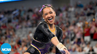 Full LSU Floor rotation at 2024 NCAA gymnastics semis