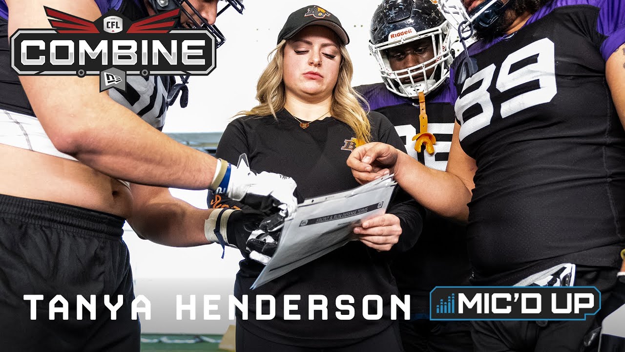Tanya Henderson Mic'd Up at the CFL Combine
