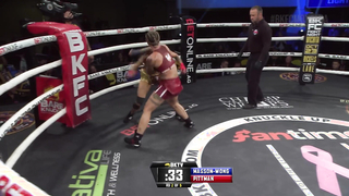 Full Bare Knuckle Fight! Jade Masson-Wong vs. Crystal Pittman