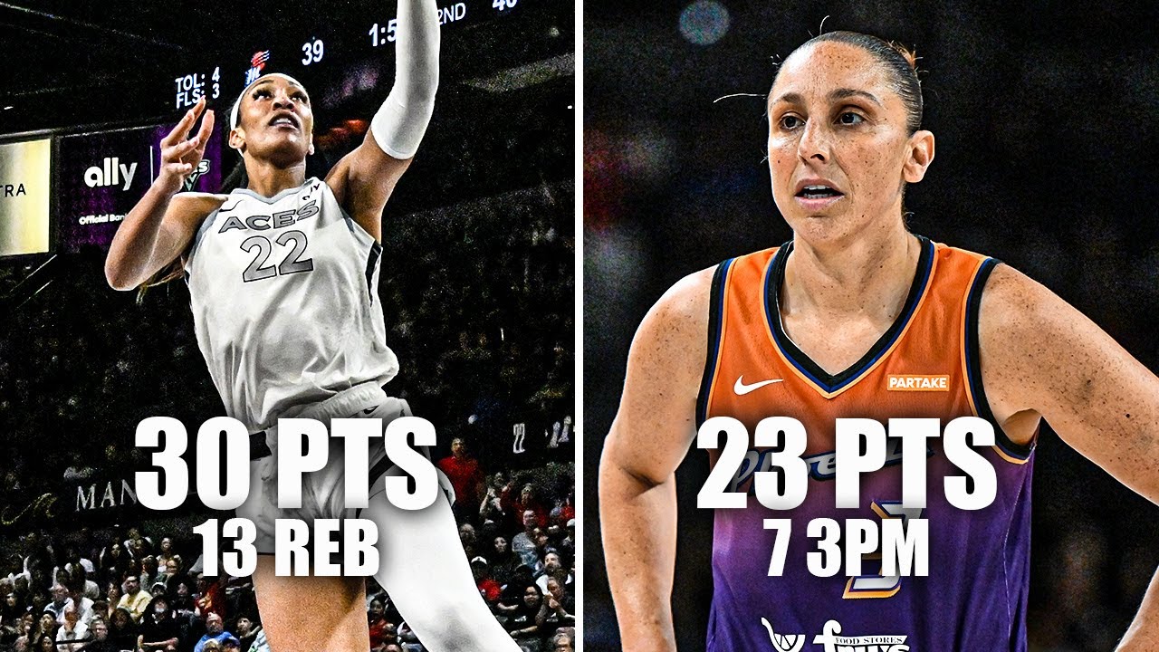 A'ja Wilson vs. Diana Taurasi: Las Vegas Aces vs. Phoenix Mercury Highlights | WNBA Opening Night