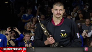 Nikola Jokić Receives the 2023-24 NBA MVP Trophy ????