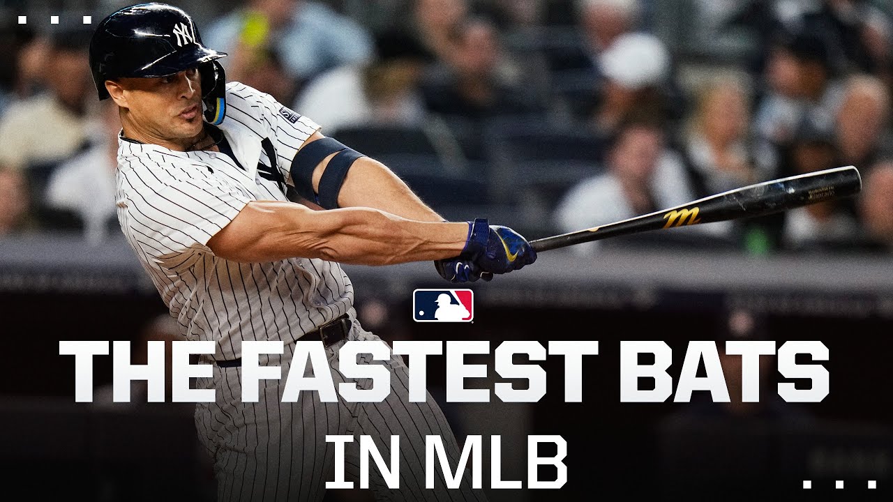 The Fastest Bat Speeds in MLB! (Giancarlo Stanton topping MLB in average bat speed!)