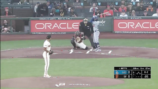 Mookie Betts slams his 50th career leadoff home run!