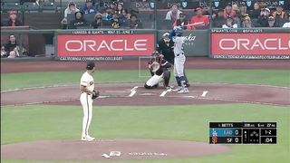 Mookie Betts slams his 50th career leadoff home run!