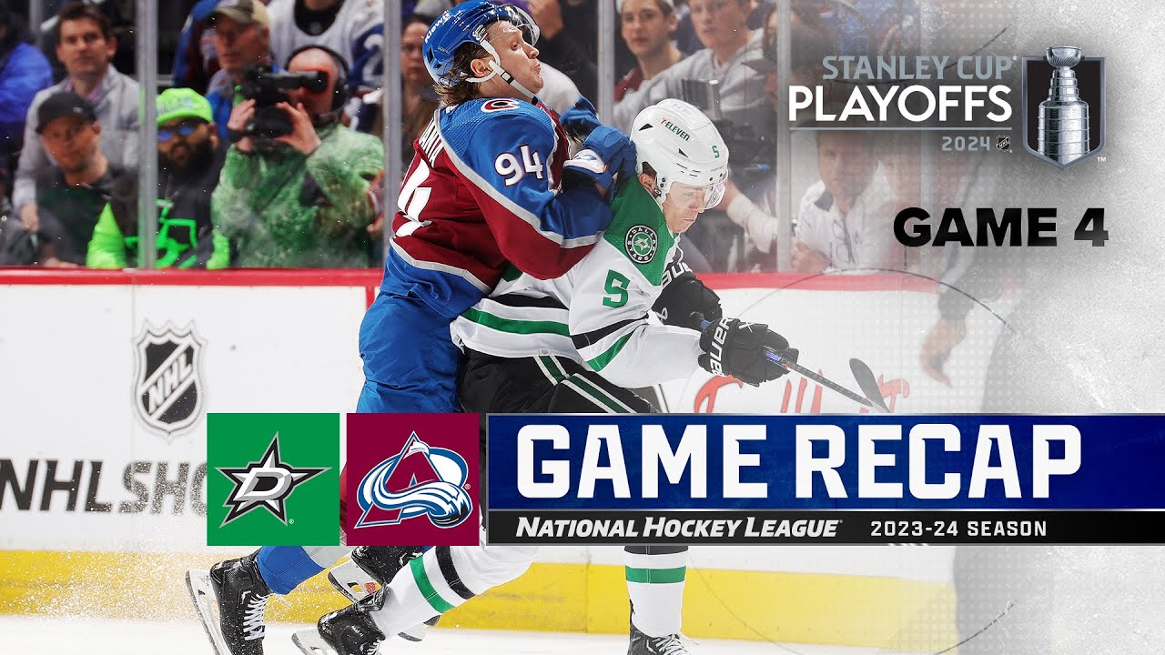 Gm 4: Stars @ Avalanche 5/13 | NHL Highlights | 2024 Stanley Cup Playoffs