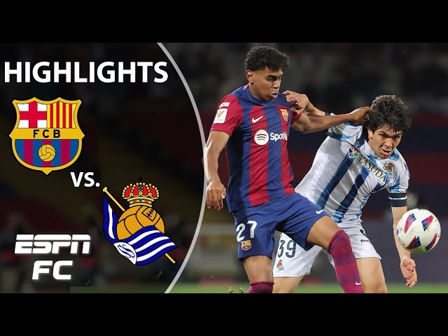Barcelona vs. Real Sociedad | LALIGA Highlights | ESPN FC
