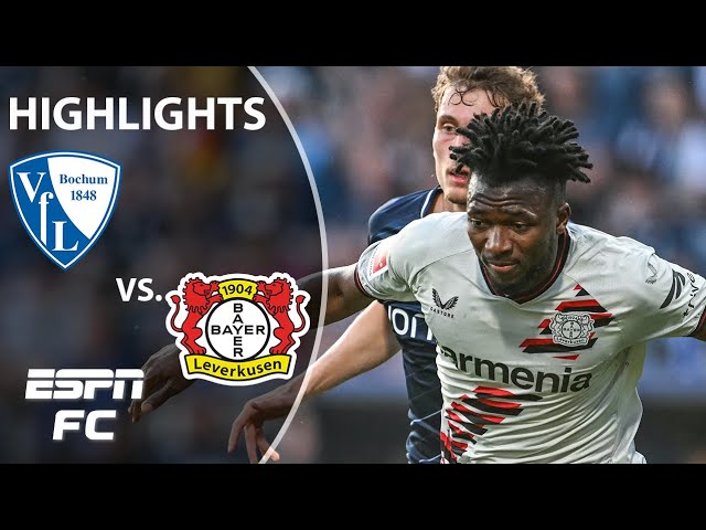 Bayer Leverkusen Extends Unbeaten Streak with Dominant 5-0 Win over Bochum
