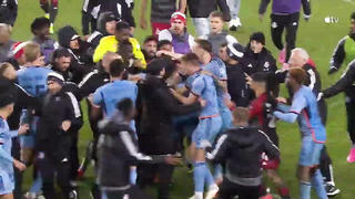 BRAWL breaks out after Toronto FC vs. New York City FC final whistle ???? | ESPN FC