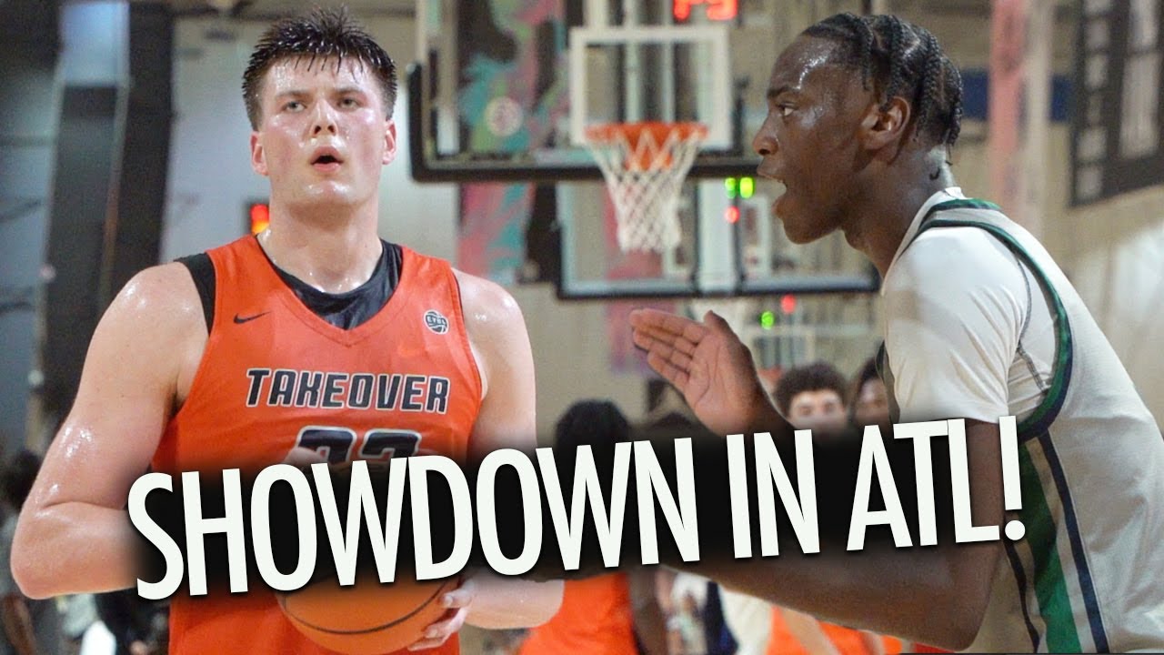 Battle in Atlanta: AJ Dybantsa and Tyran Stokes Take on Team Takeover in Epic Nike EYBL Showdown!