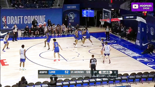 Bronny James Shines at NBA Draft Combine Scrimmage With LeBron in Attendance | Full Highlights