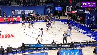 Bronny James Shines at NBA Draft Combine Scrimmage With LeBron in Attendance | Full Highlights