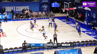 Bronny James Shines at NBA Draft Combine Scrimmage With LeBron in Attendance | Full Highlights