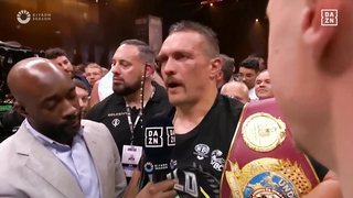 Oleksandr Usyk's Immediate Reaction to Defeating Tyson Fury