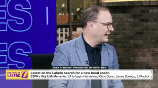 Woj Discusses Lakers' Head Coach Search and Bronny James' Return to Mock Draft | NBA Today